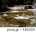 面河渓の五色河原 585005