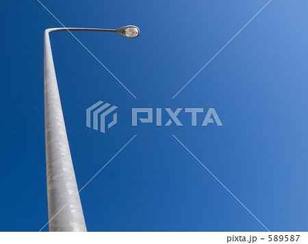 街灯と青空 街灯と青空 589587