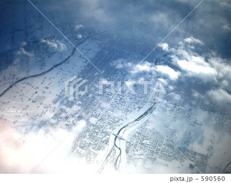 旭川市　上空旋回 590560