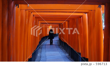 赤鳥居の回廊 596713