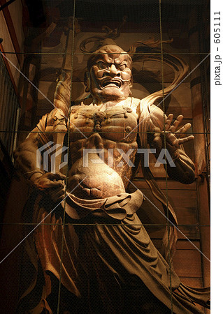 金剛力士像（阿形？）の油絵 東大寺南大門 金剛力士 阿形の写真素材 [605111] - PIXTA