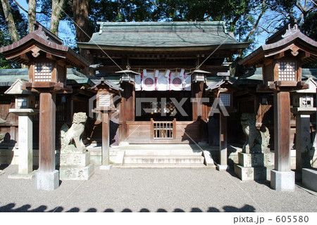 櫻井神社の本殿の奥 605580