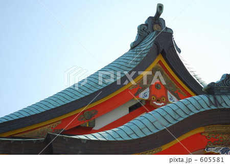 多治速比売神社の屋根 605581