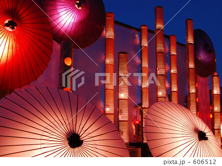 山鹿燈篭の灯り 606512