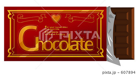 板チョコ・ミルク 607894