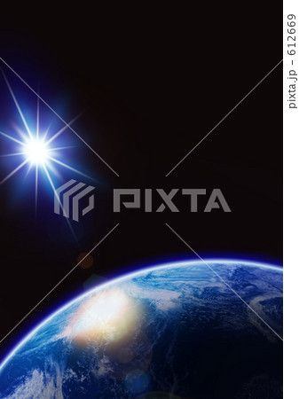 青く輝く地球 612669