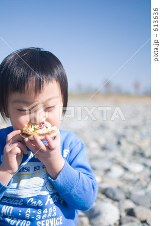 川原でランチ 613636