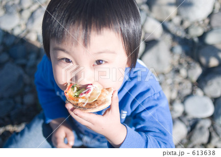 川原でランチ 613638