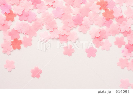 桜の紙ふぶき 614092