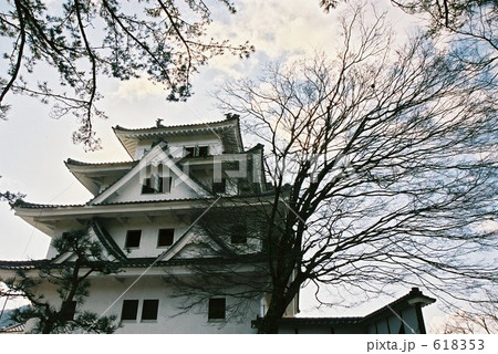 曇りの郡上八幡城 曇りの郡上八幡城 618353