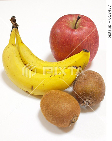 リンゴバナナキウイの写真素材