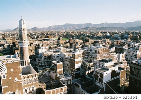 イエメン サナアの街並み イエメン サナアの街並み 625361