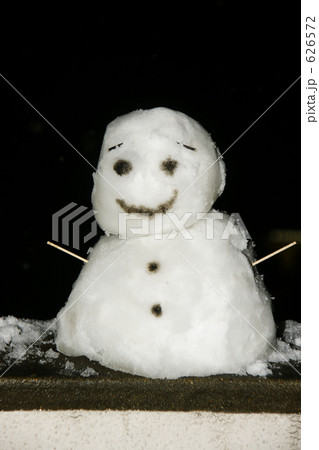 困った顔の雪だるま 困った顔の雪だるま 626572