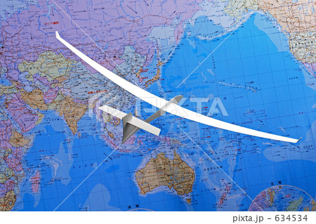 地球環境　空飛ぶグライダー 634534