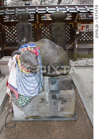 湯島天神の牛像(撫で牛) 湯島天神の牛像(撫で牛) 635456