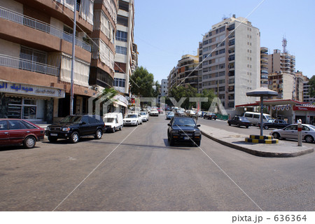 レバノン、ベイルート市の街の風景 636364