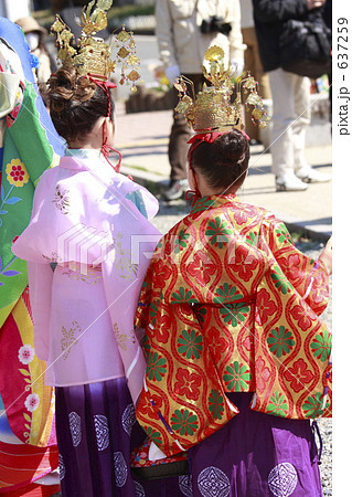 稚児行列　高知かつら祭り　高知城　追手門 637259
