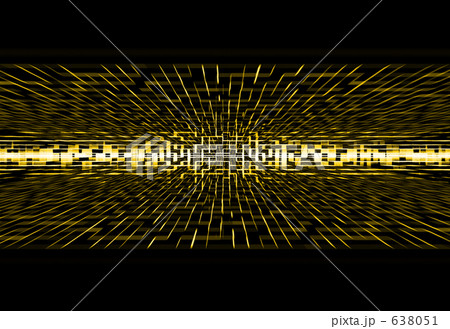 サイバースペース イエローのイラスト素材