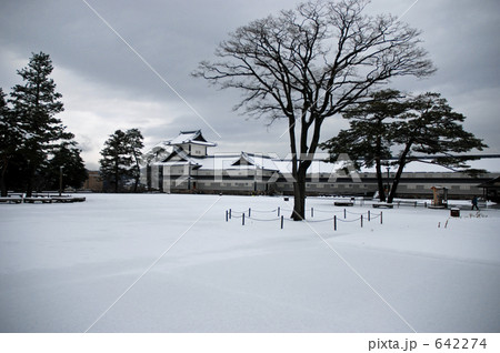 金沢散歩・雪の金沢城　菱櫓と五十間長屋 642274