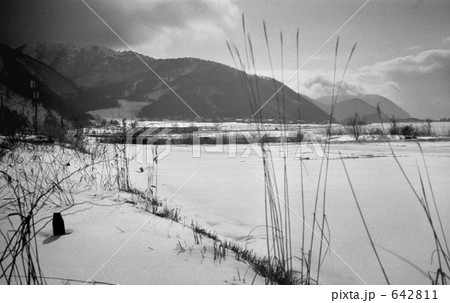 鉄道・国鉄：磐越西線　川桁駅附近　昭和５０年 642811