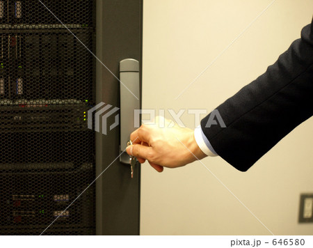 セキュリティーシステムを開けるシーン 646580