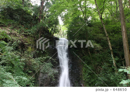 岡山県津山市 横野滝の写真素材