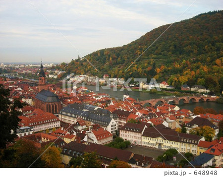 ハイデルベルク城から見た街並み 648948