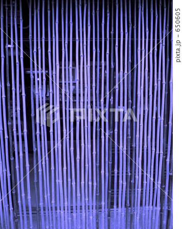 青灰色の竹簾 650605