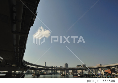 レインボーブリッジと空 654500