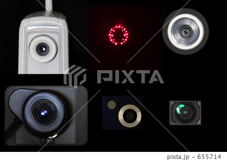 見つめるカメラ　セキュリティ 655714