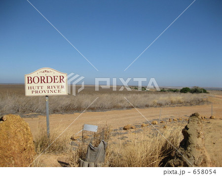 ハットリバー王国国境の写真素材