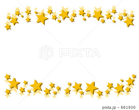 星のラインのイラスト素材 661930 Pixta