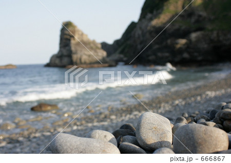 ホノホシ海岸の夕景 666867