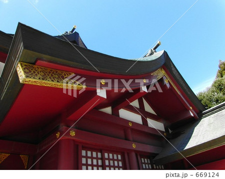 笠間稲荷神社　拝殿 669124