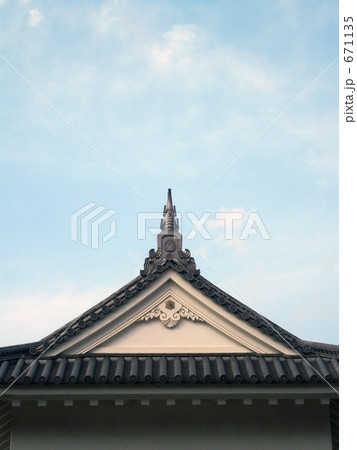 小田原城入口の鯱の写真素材 [671135] - PIXTA