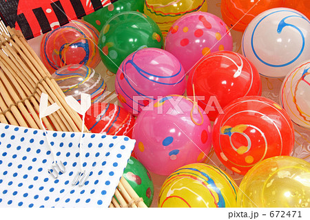 夏祭り　ヨーヨーフーセン 672471