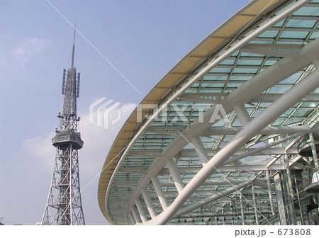 名古屋のテレビ塔とオアシス２１ 673808