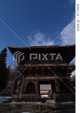 長勝寺三門 673908