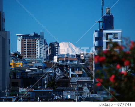 冨士見坂の富士山 677743