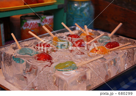 あんず飴 水飴 氷面の写真素材 680299 Pixta