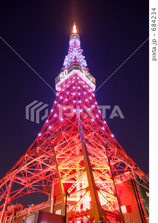 夜の東京タワー 684234