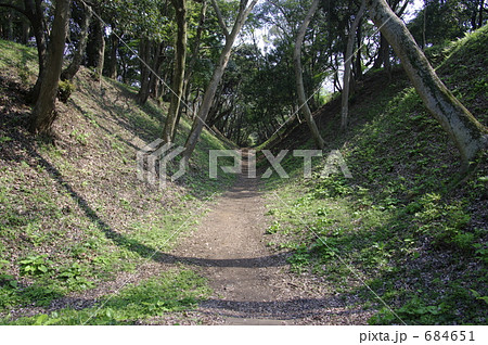 小峯の大堀切 小峯の大堀切 684651