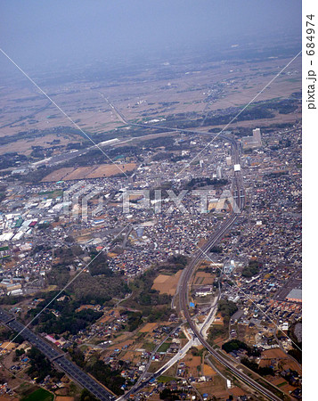 つくばエクスプレス・守谷駅上空 684974