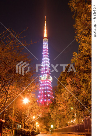 夜の東京タワー 686457