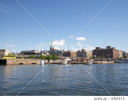 ストックホルム市街を望む 686913