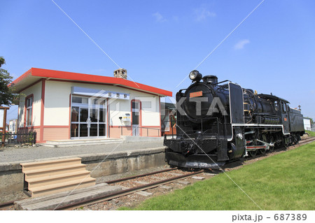 愛国駅とSL 愛国駅とSL 687389