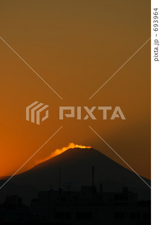 夕映えの富士 夕映えの富士 693964