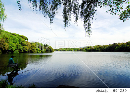 釣り人の居る風景 釣り人の居る風景 694289