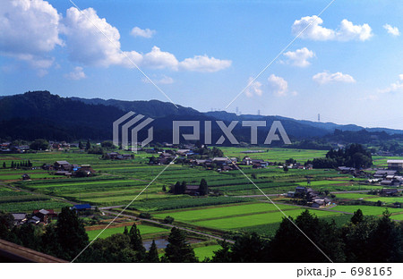 岐阜県恵那市岩村町富田地区の農村景観 698165