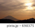 富士山 春の夕 698375